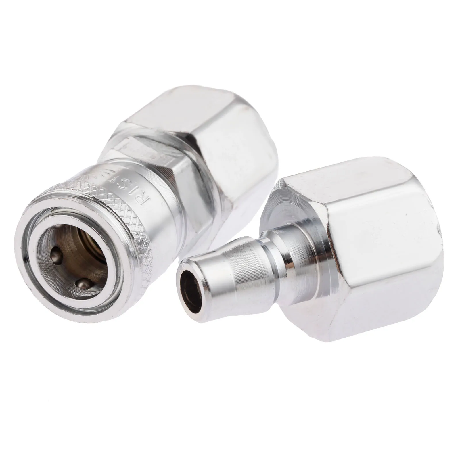 2Pcs Iron Pneumatic Euro Air Line Hose Compressor Connector Quick Release 1/2&quot BSP Female Coupler Fittings SF40 PF40 | Обустройство