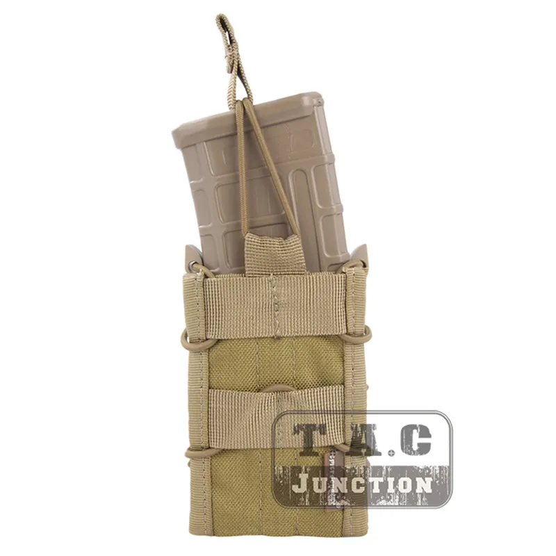 KH Emerson модульный мешочек 5,56 M4 M16 AR15 SR52 P-MAGS M1A1 G3 подсумок Emersongear Molle Pouch Mag Carrier - Цвет: KH