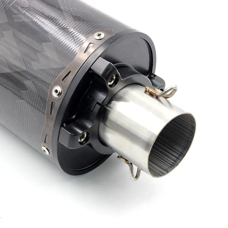 Универсальная выхлопная труба для мотоцикла Akrapovic CNC алюминиевый сплав Escape Moto Two