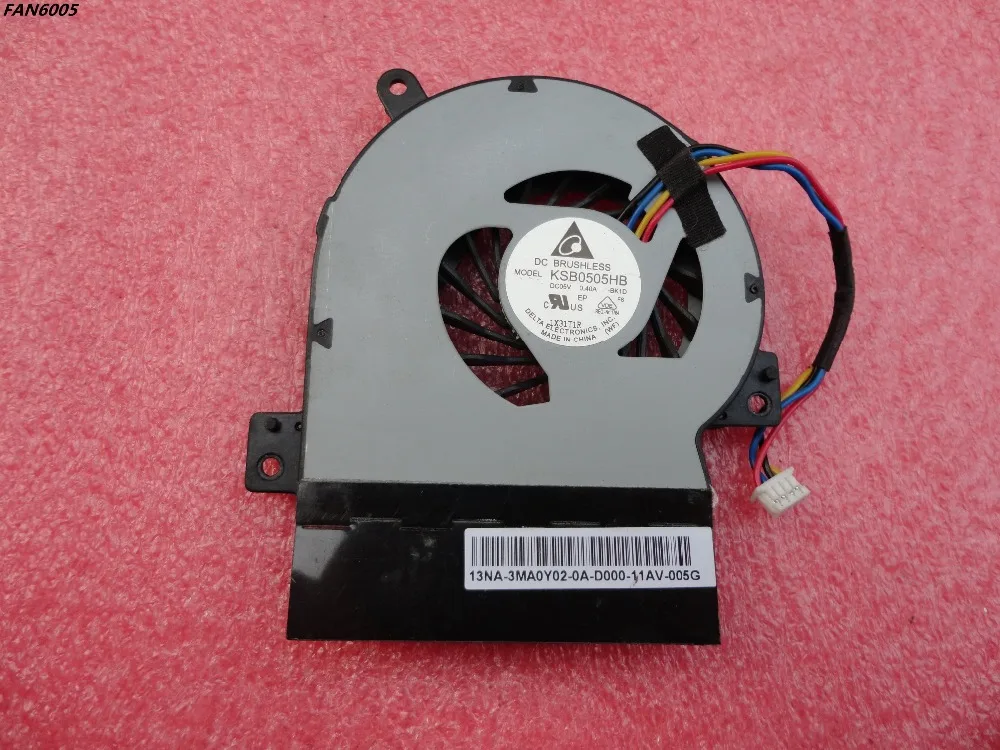 Кулер для ноутбука ASUS Eee PC 1215 1215T 1215P 1215N 1215B 1215TL AB05105HX69DB00 KSB0505HB-AC77 KSB0505HB BK1D |