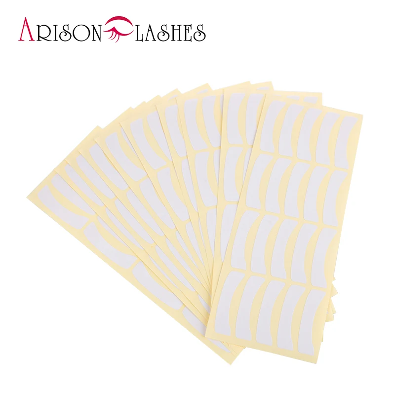 Arison Lashes 100 парт/Лот бумажные патчи подушечки под глаза для ресниц наклейки