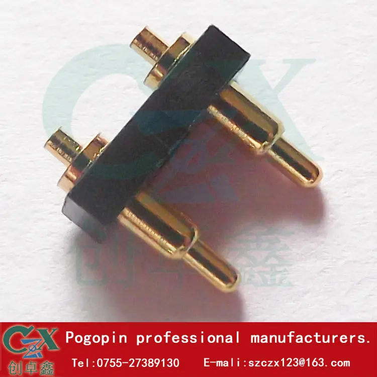 2 контактный соединитель расстояние 4 0 сигнал батареи пружинная игла pogo pin