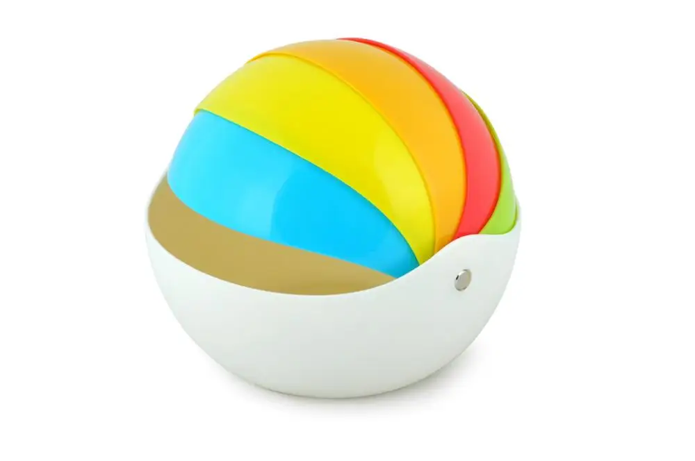 Multicolour CTDSGW000229 креативная Пылезащитная Складная домашняя Повседневная тонкая Радужная трубка из папиросной бумаги Фруктовая тарелка цилиндр хранение разного ящика - Цвет: Multicolour