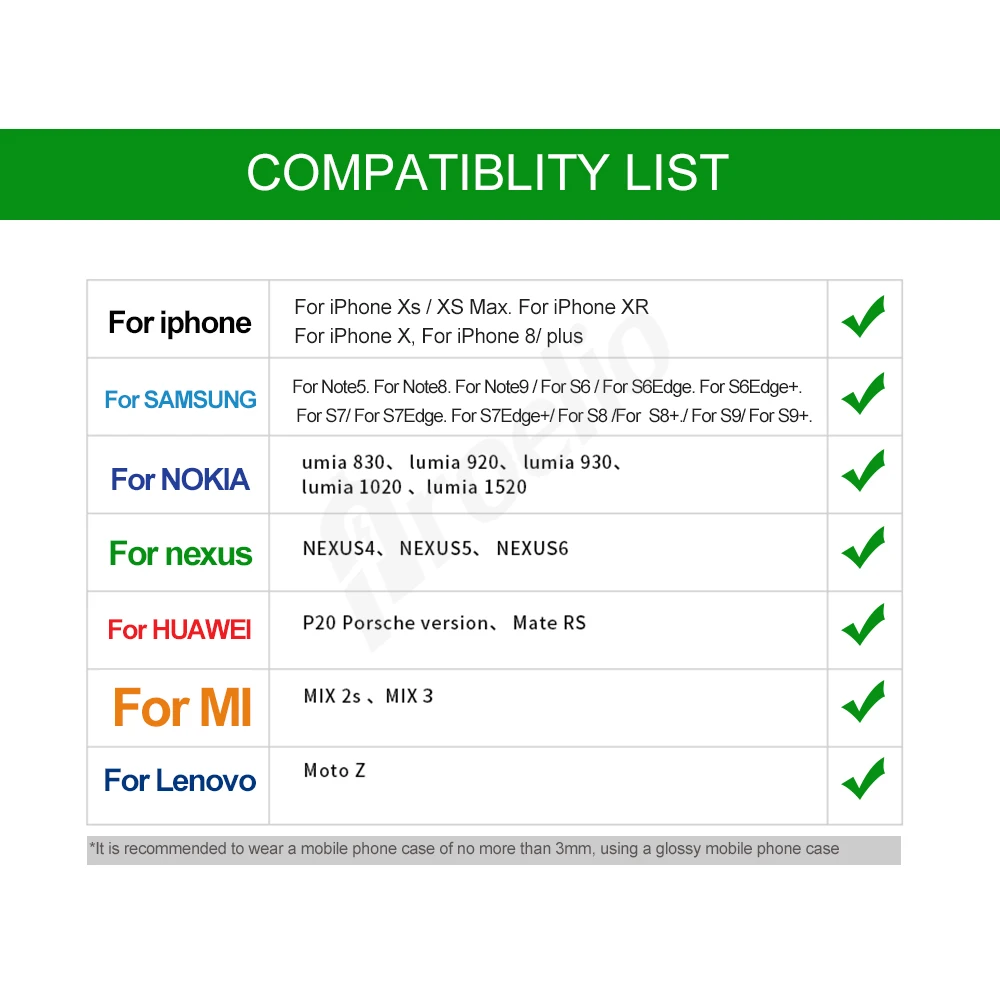 Беспроводное зарядное устройство Proelio ультратонкая светодиодная панель для