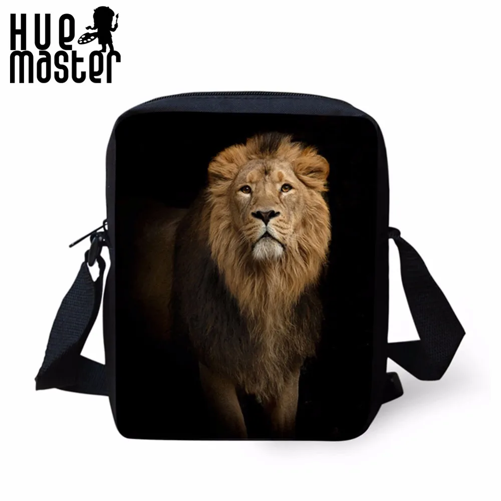 Мужская сумка мессенджер с принтом льва из полиэстера|bags with|shoulder bagsmen messenger bags |