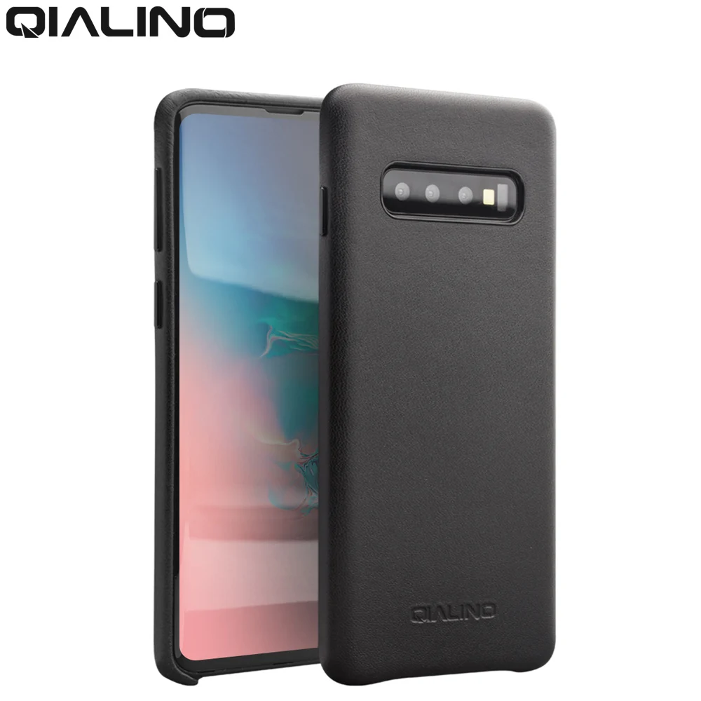 Модный чехол QIALINO из натуральной кожи для Samsung Galaxy S10 6 1 дюймов Роскошный телефона