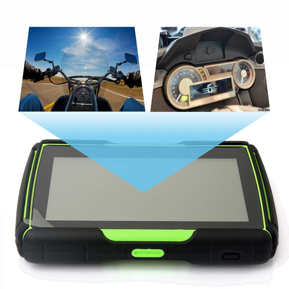 Fodsports 4,3 дюймов gps навигатор для мотоцикла водонепроницаемый Bluetooth мотоцикл gps навигация бесплатные карты 256 м ram 8 Гб Flash