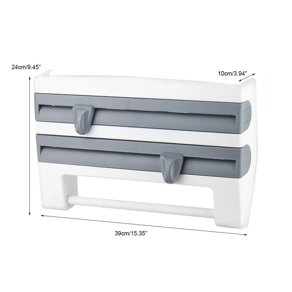 Пластиковый резак для холодильника держатель бумажных полотенец из оловянной