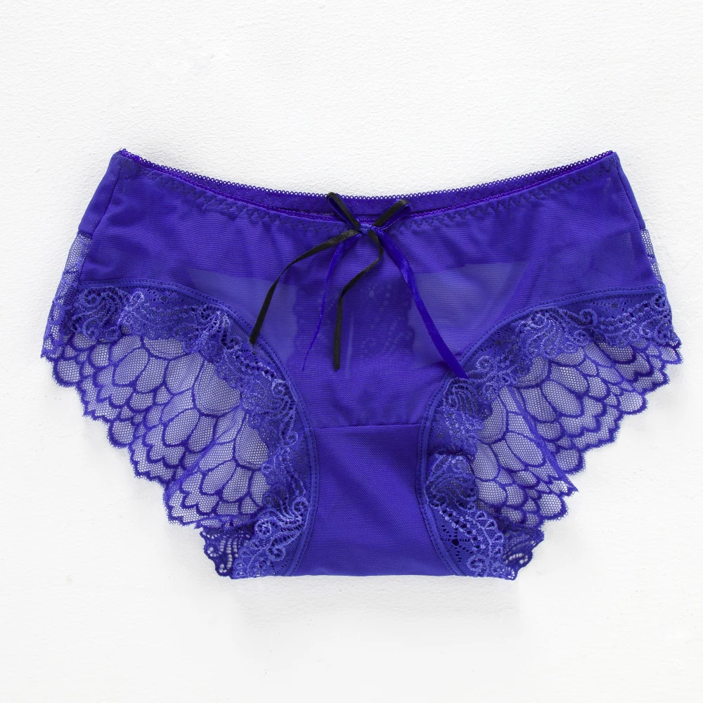 Трусики женские прозрачные бесшовные из сетчатой ткани 2046 | Женская одежда