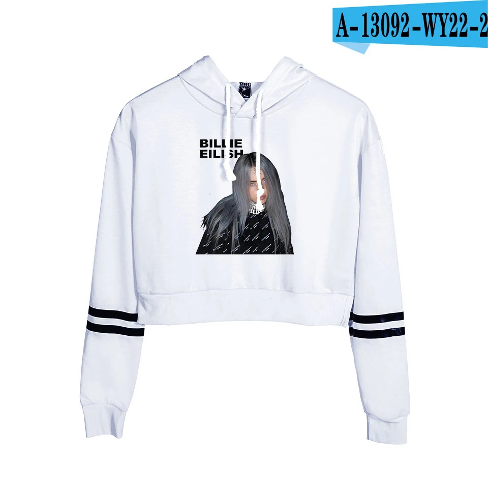 Billie Eilish, новинка, худи, Женская толстовка, одежда с капюшоном, Харадзюку, худи с принтом, уличная одежда, топ размера плюс, толстовки, повседневные - Цвет: white