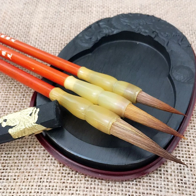 Китайская каллиграфия стандартный писатель ручка чернильная живопись Волчья