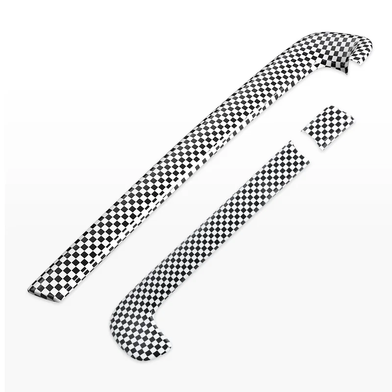 6 шт. ABS панель для внутренней двери автомобиля Стайлинг литье отделка Mini Cooper