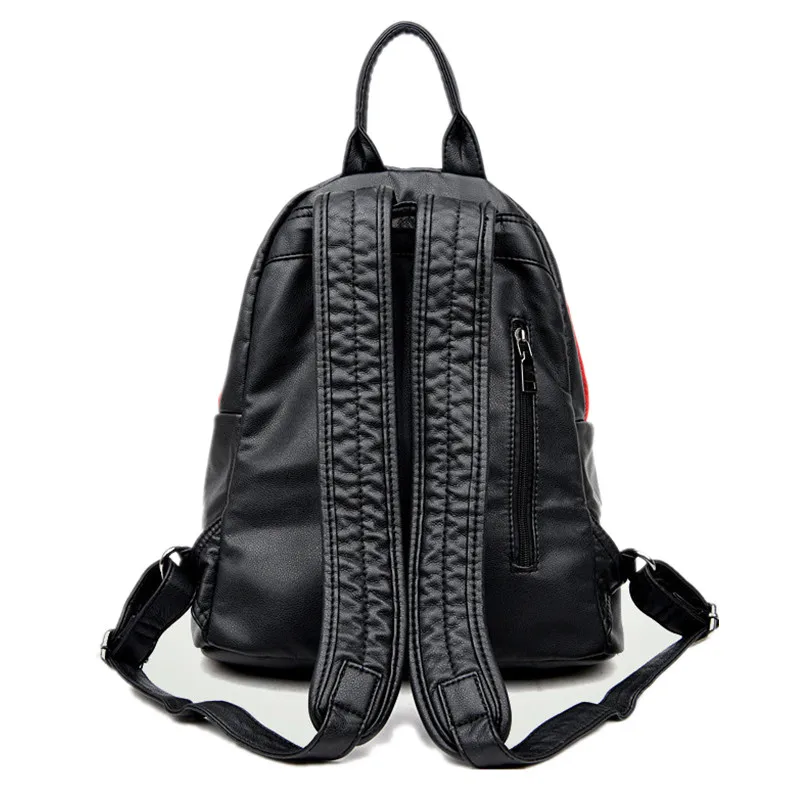 Женские Модные рюкзаки 2018 известных брендов из мягкой искусственной кожи рюкзак