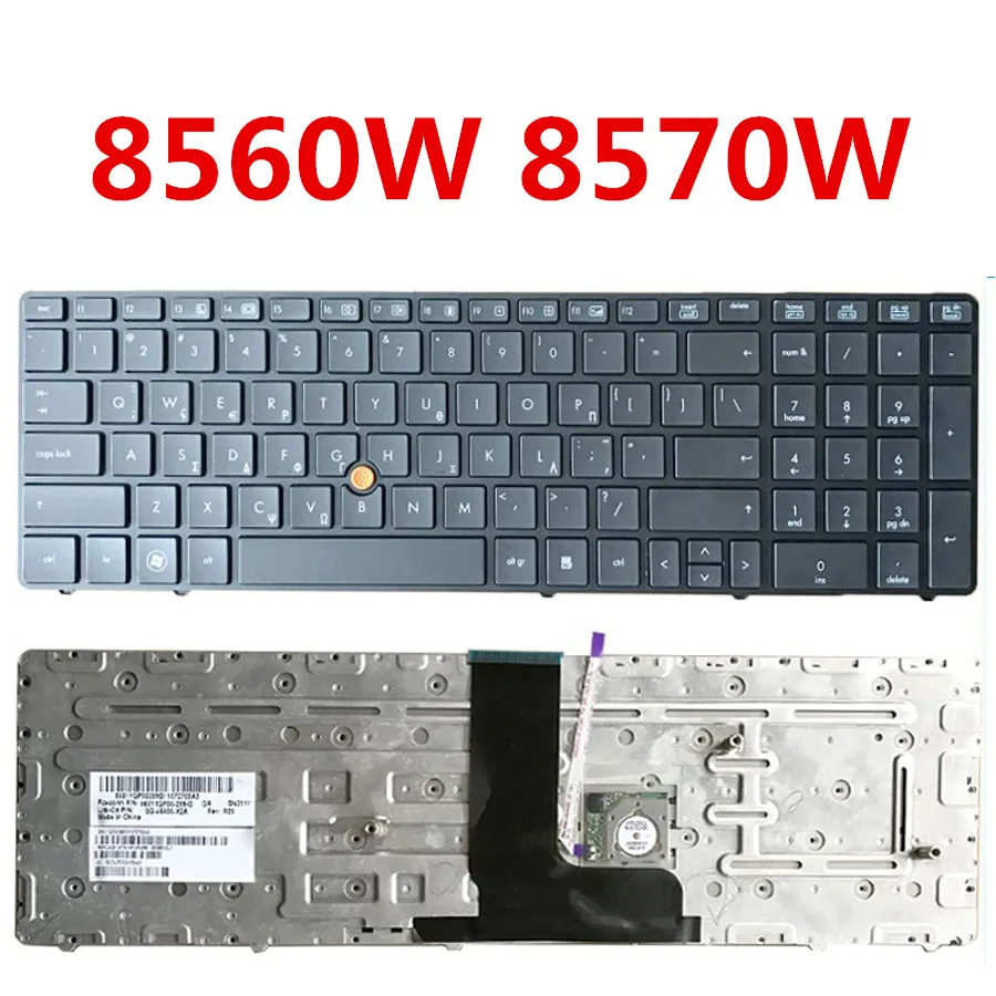 

Orignal Laptop Keyboard for HP Elitebook 8560W 8570W Genuine for HP 8560W 8570W Notebook Keyboard With Backlight Backlit