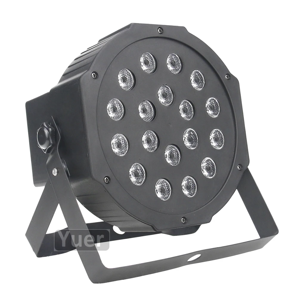 Новый дискотечный светильник 18x3W RGB Светодиодный Par DMX512 6CH DJ оборудование звуковые