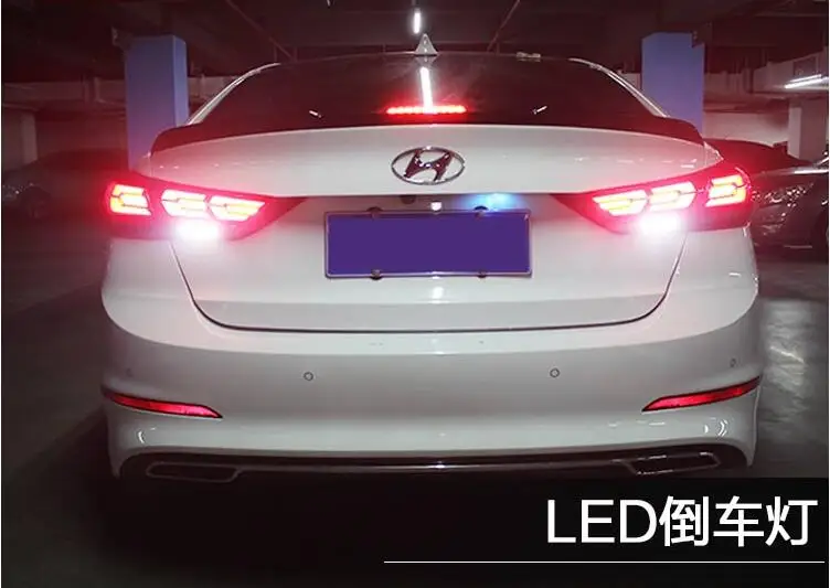 Видео Elantra задний светильник 2017 ~ 2019 светодиодный автомобильные аксессуары
