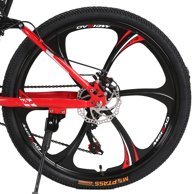 26 Inch 21 Speed Double Disc Brakes Folding Mountain Bikes Off-road BMX Students and Kids Road bicicleta Bicycle | Спорт и