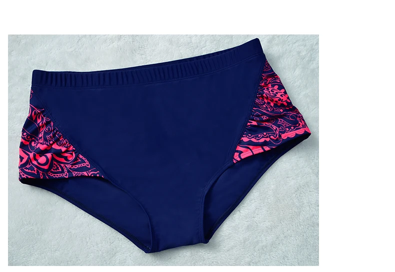 Women's Swimming Suit Plus Size Bikini Swimsuit Large Female Biquini Two Piece V Neck Separate Swimwear Beach Bathing Suits