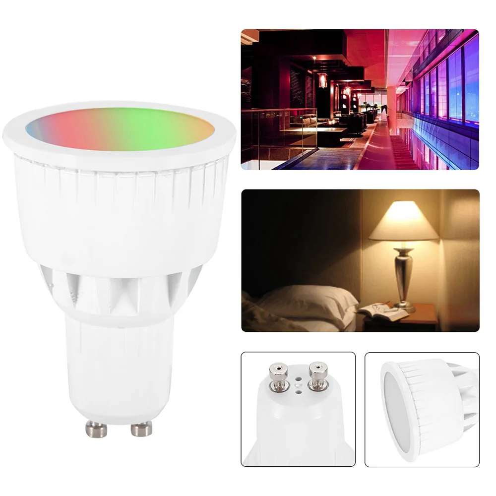 GU10/GU5.3/E27 WiFi Smart Gloeilamp 22 светодиода лампа Bombillas RGBW 6 Вт лампада приложение дистанционного Dimbare Werken met Alexa Google IFTTT