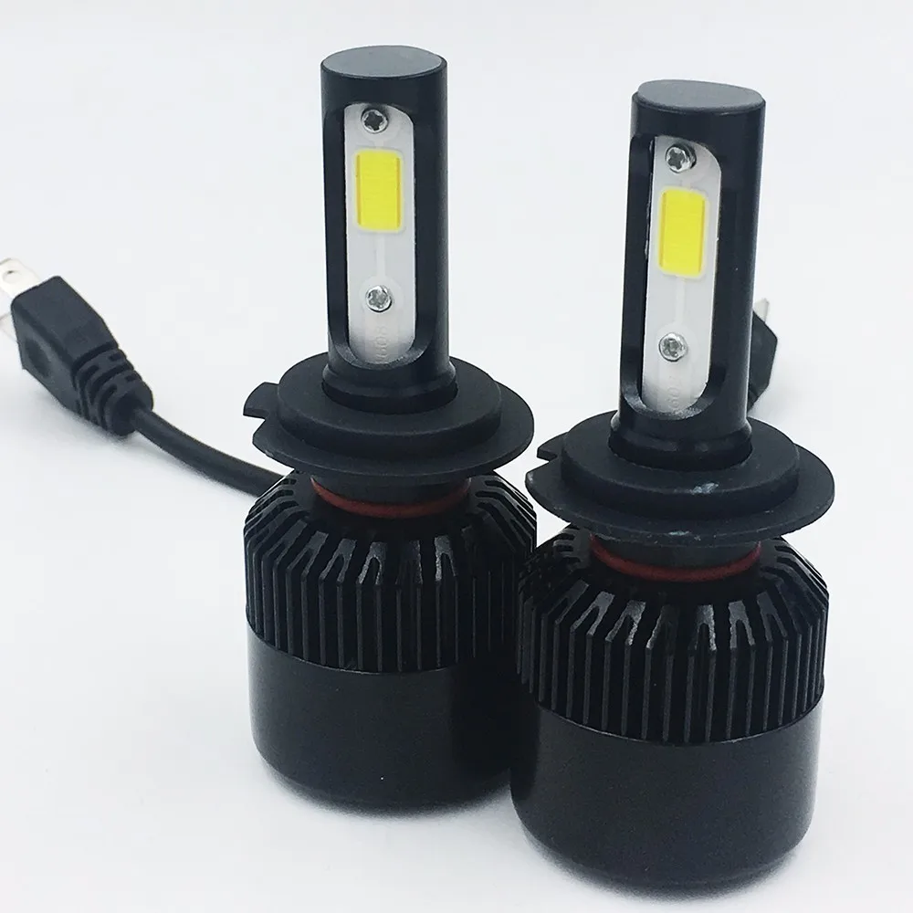 S2 H4 H7 H13 H11 H1 9005 9006 H3 COB светодиодный Del Faro 72 W фары для 8000LM Авто ФАРИ Lampadina Della Luce di Nebbia