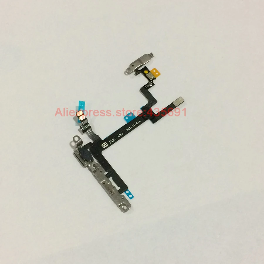 50 шт./лот оригинальная кнопка включения и выключения гибкий кабель для iPhone 5 5G