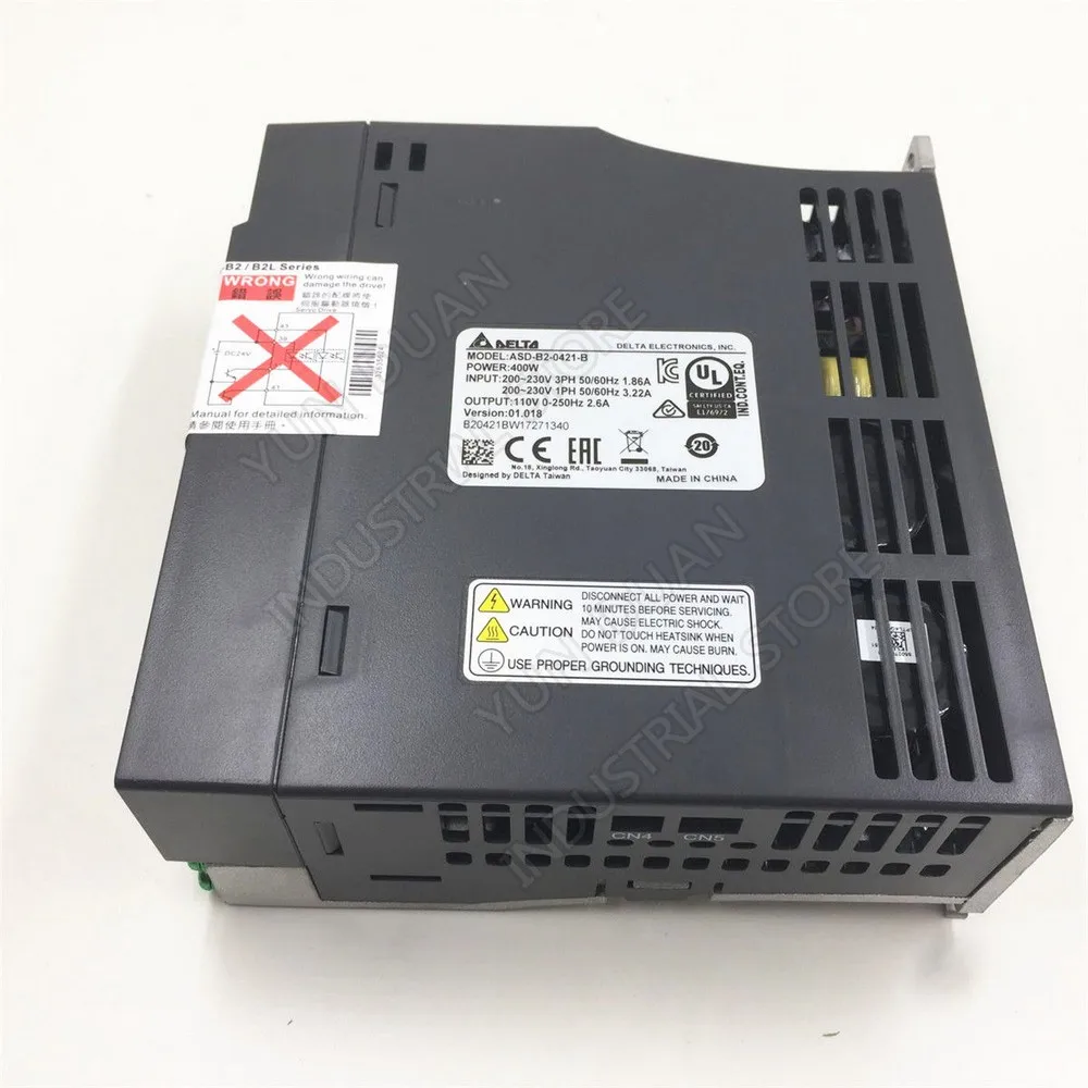 400W B2 Delta Сервопривод переменного тока ASD 0421 B для NEMA24 NEMA32 Motor Новое в