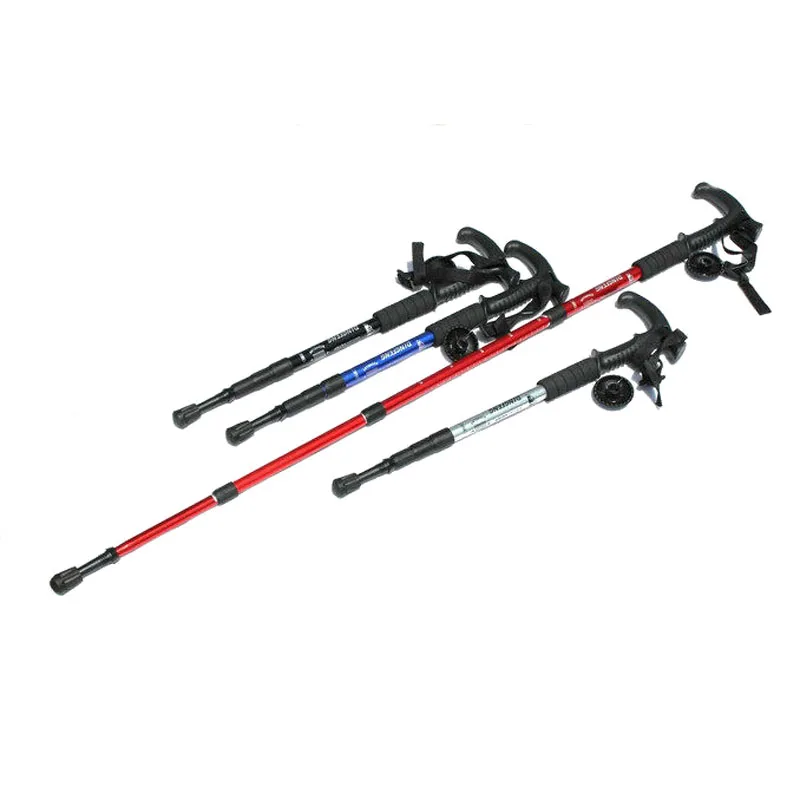 Кроссовки 110 см 4 секции алюминиевый сплав походные палки телескопические