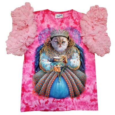 Таиланд оригинальный уличный бренд лето 2019 г. новый роскошный Кот печати кружево