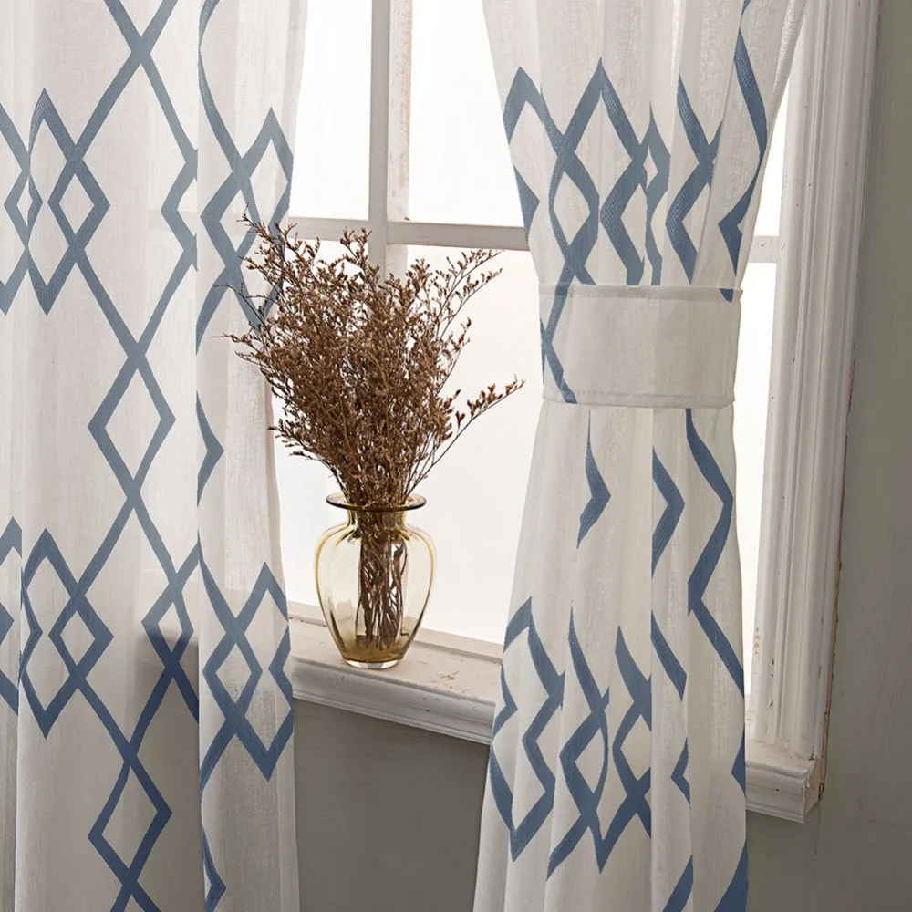 NAPEARL короткая кухня окна балдахин и ярусов сетчатая вуаль производства пряжи