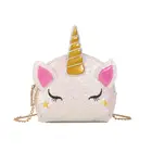 Новинка весна-лето сумки с цепочкой my little pony мультяшная милая сумка с единорогом Индивидуальная сумка-мессенджер через плечо с блестками