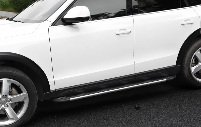 Алюминий Бег шаг в сторону доски Nerf бар для Audi Q5 2009 2010 2011 2012 2013