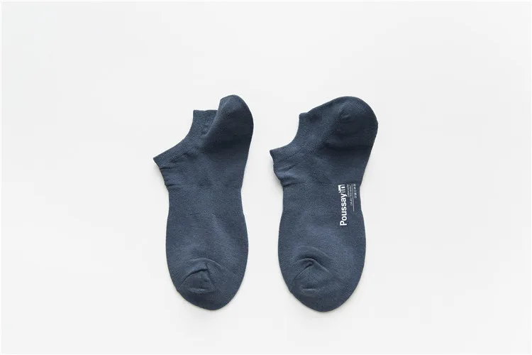 DarkGrey Вязаные тапочки унисекс Женские носки Модные хлопковые невидимые носки-лодочки 1 пара Прямая поставка от поставщиков - Цвет: DarkGrey