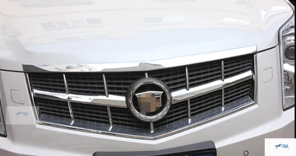 Yimaautotrims авто аксессуары Передняя решетка гриль крышка комплект отделка ободок 2 шт. для Cadillac SRX 2010