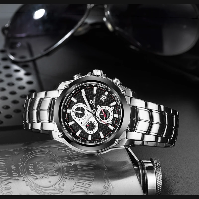 CASIMA мужские часы Chronograp спортивные модные 100 м водонепроницаемые военные кварцевые наручные часы для ныряльщика мужские часы saat Relogio Masculino