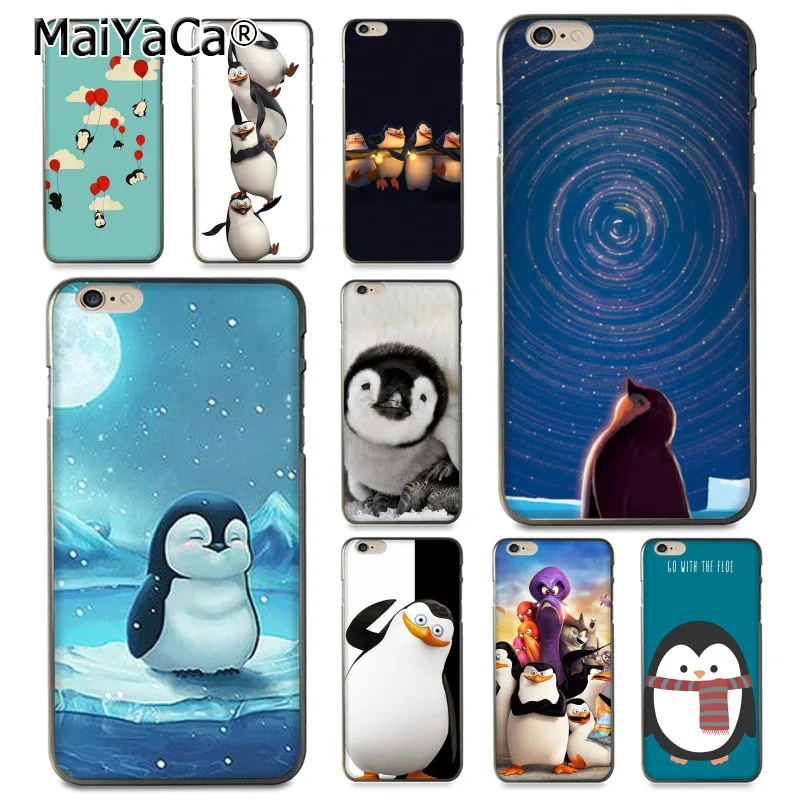 MaiYaCa Панда Мадагаскар Фильм Коврик Чехол для телефона для Apple iPhone 8 6S Plus XS XR SE 5C Cover