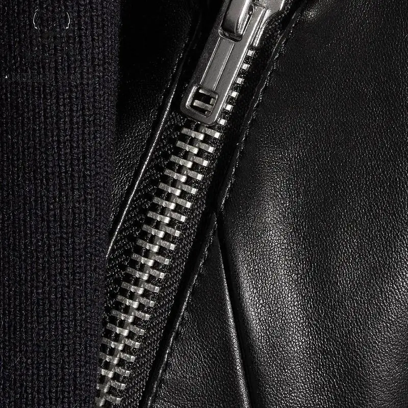 Женская повседневная короткая мотоциклетная куртка из натуральной овечьей кожи