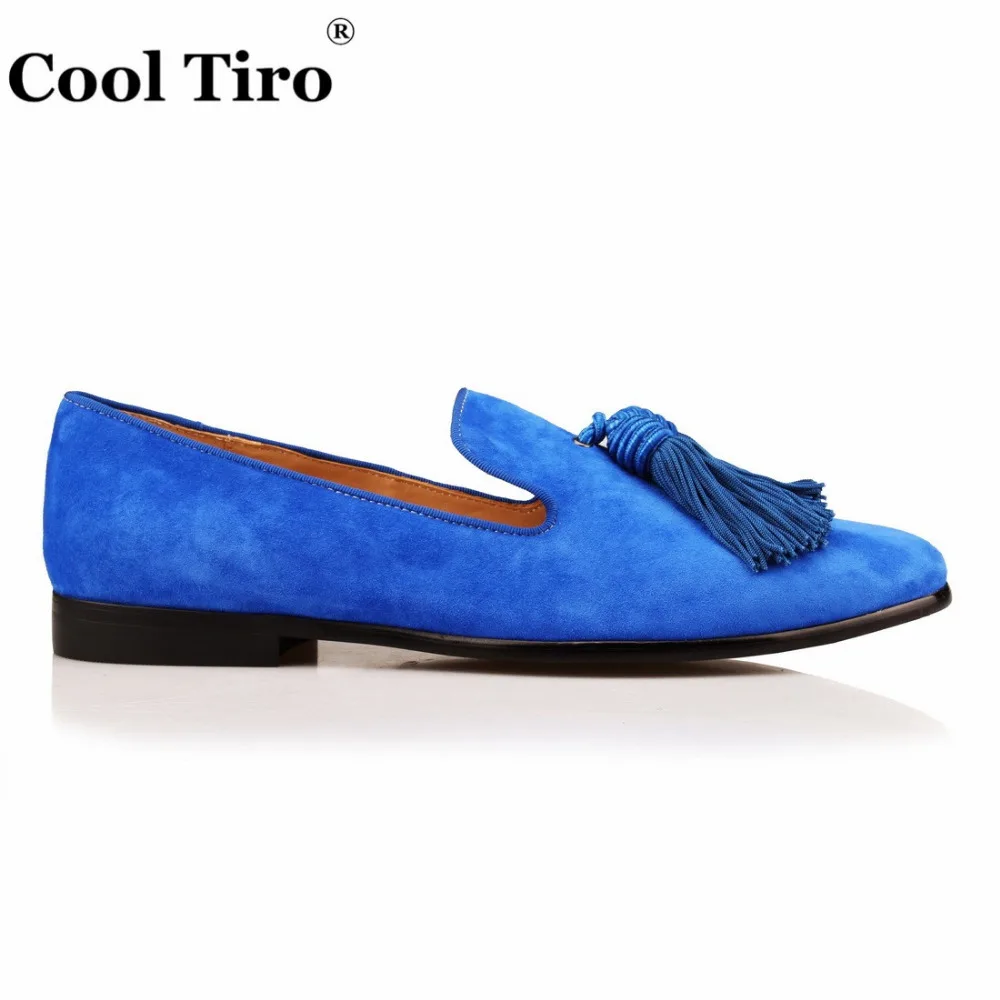 COOL TIRO Leather Tassel Loafers Men sheepskin Handmade Slip On Dress Luxury Banquet Wedding Shoes Casual Flats Big Size 47 | Обувь