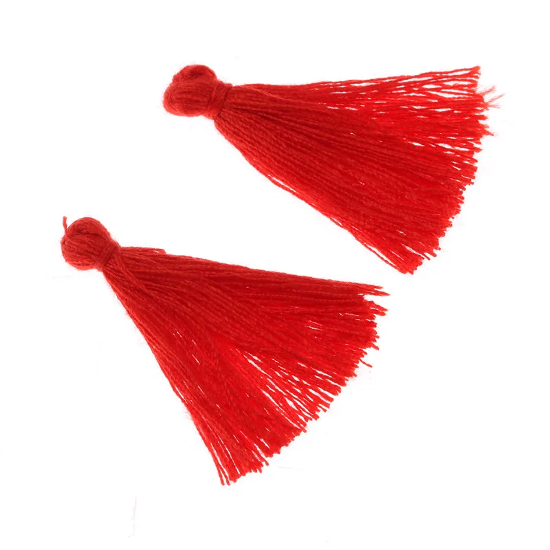 100 шт DIY ювелирные изделия ручной работы аксессуары хлопок нить кисточкой браслет