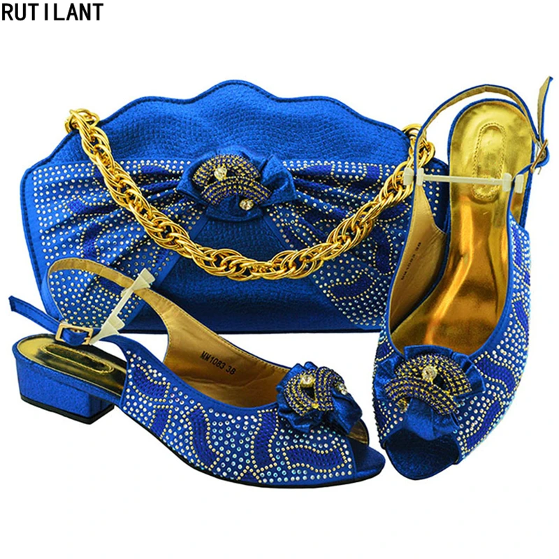 Новое поступление Итальянская обувь с сумки в комплекте Размер 38–43 2019