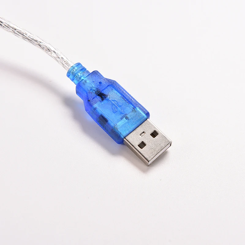 1 шт. Новый USB 2 0 к RS232 COM порт Серийный PDA 9 pin DB9 Кабель папа M/M адаптер для ПК GPS 80 см|usb