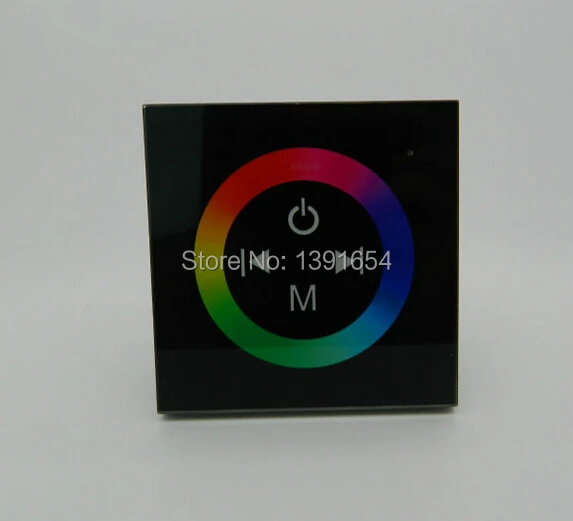 DC12-24V Сенсорная панель RGB LED контроллер настенное крепление полный цвет Диммер