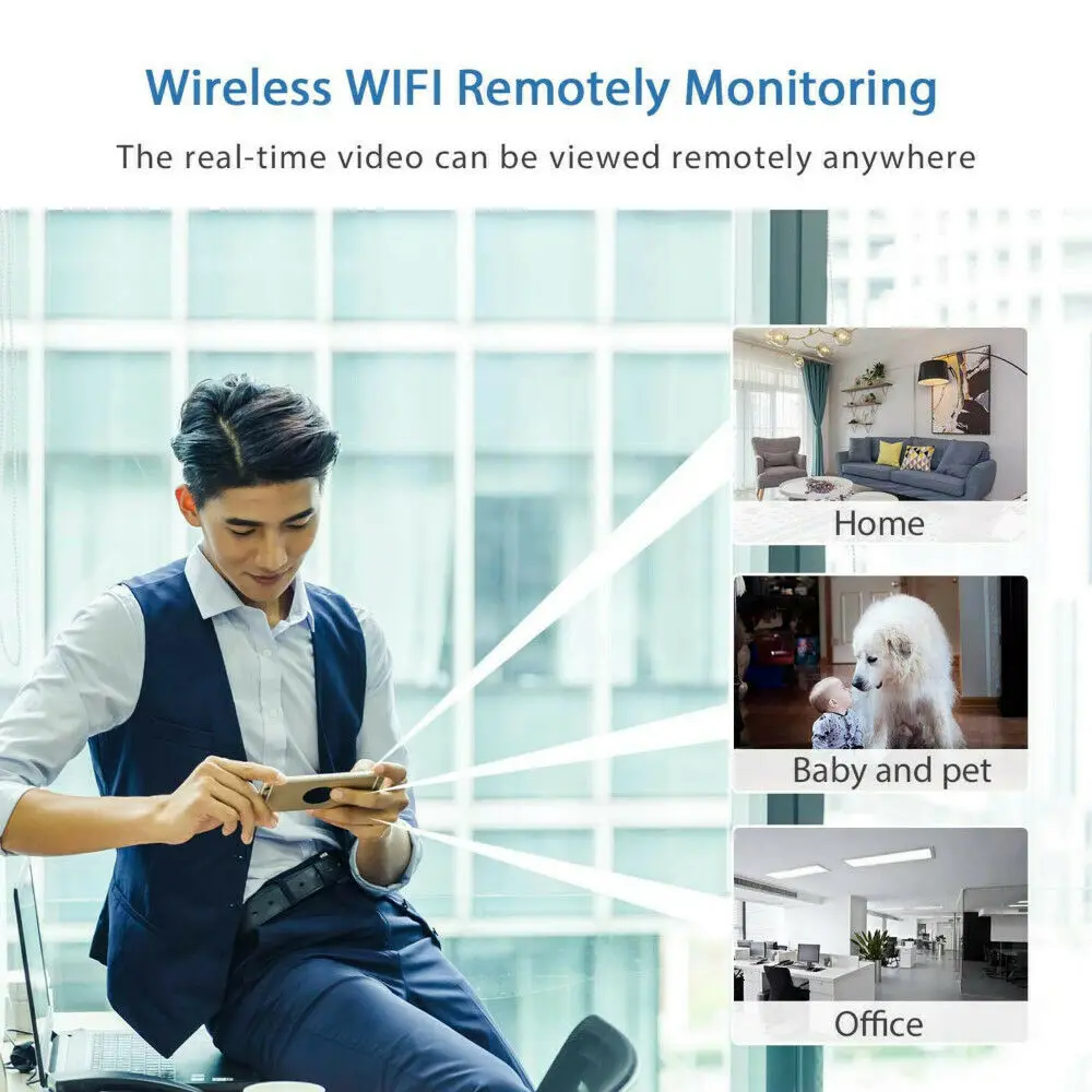 IP камера HD Mini WIF с магнитной функцией слот для SD карты умное обнаружение движения