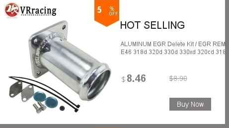 57 мм дизайн EGR Замена клапана трубы для 1,9 8v TDI PD130/PD150 2,2" дизель удаление EGR комплект VR-EGR02