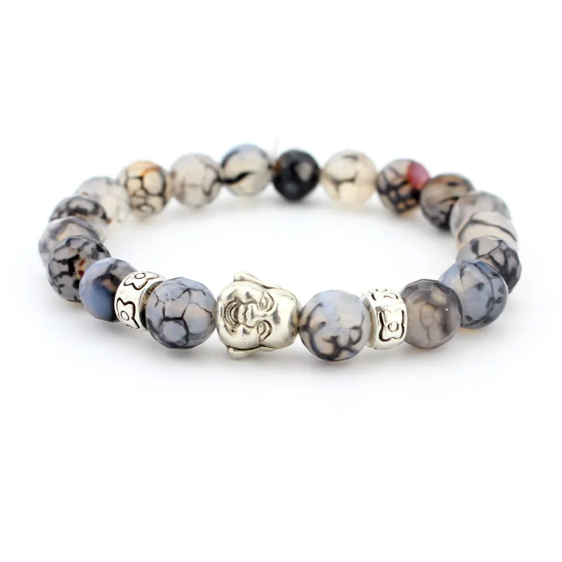 Браслеты JINSE из смеющегося Будды унисекс новинка натуральные камни женский