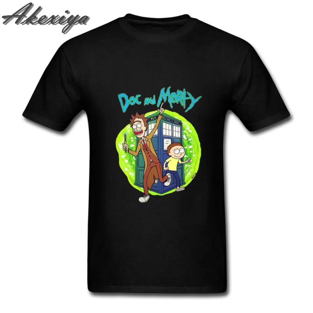 2019 Men's Fashion Summer Ricky And Morty T-Shirt Men Casual Tops Funny Cotton Printed Hipster Style Cool Tees Short sleeve | Мужская
