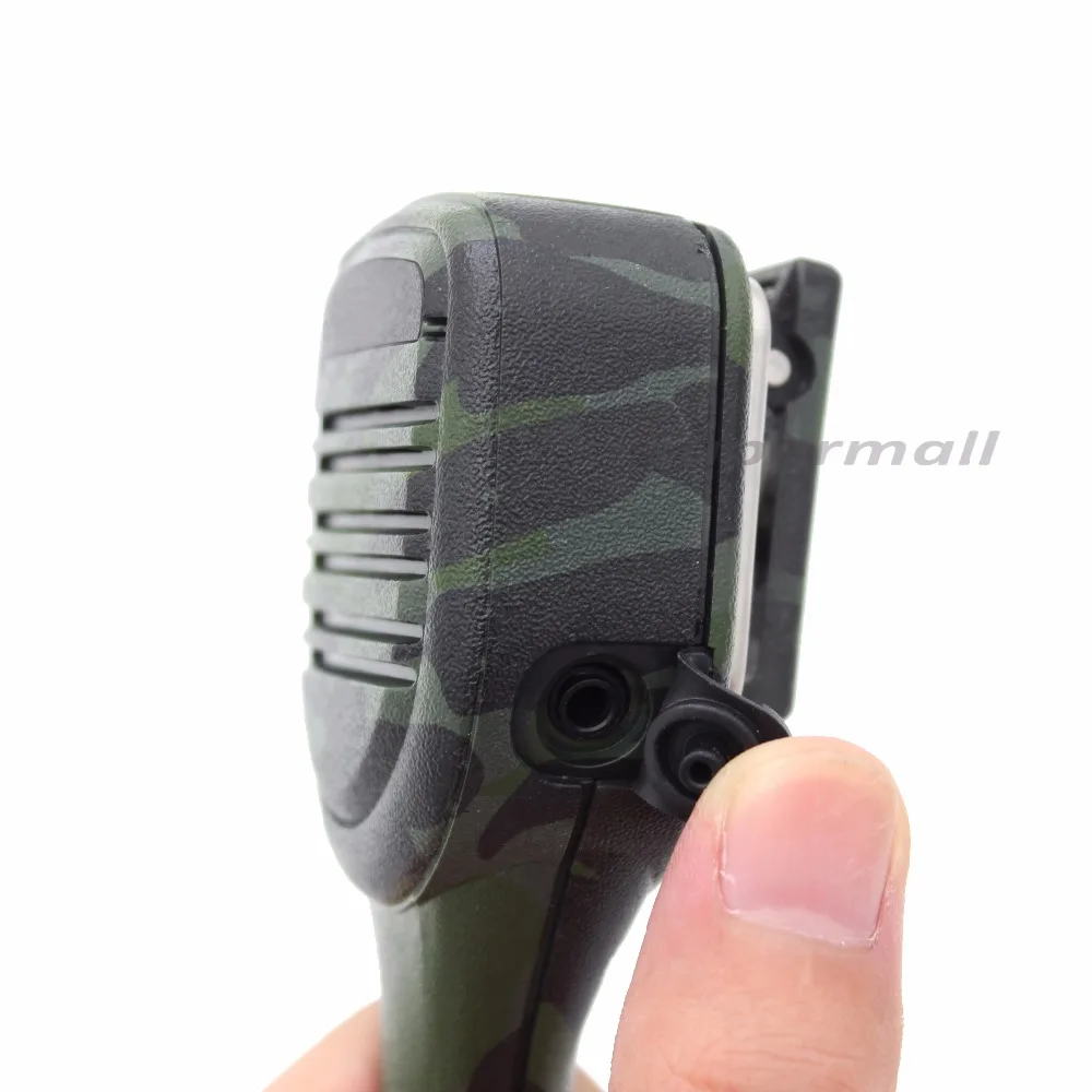 Ручной микрофон Camo с вилкой TK 2pin наплечный динамик для двухстороннего радио Baofeng
