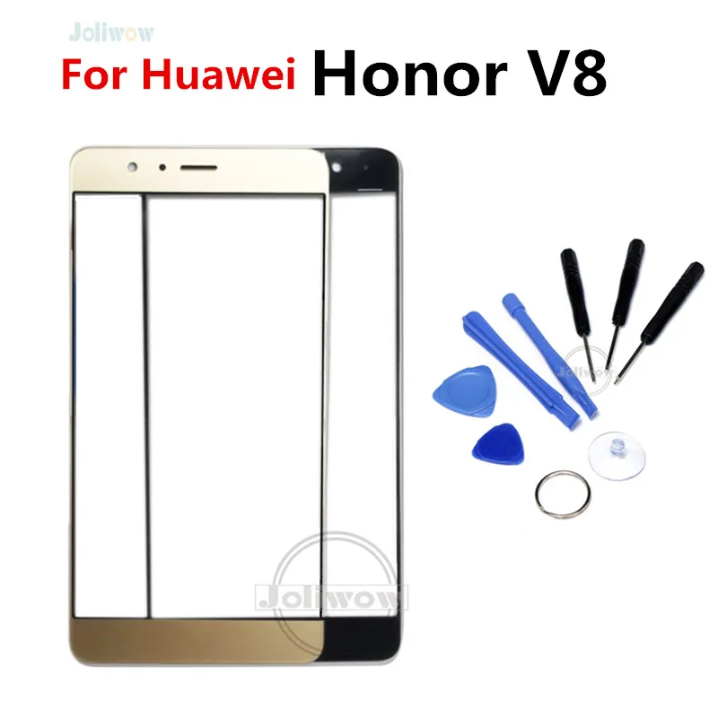 Сенсорный экран для Huawei Honor V8 сенсорный передняя внешняя стеклянная линза