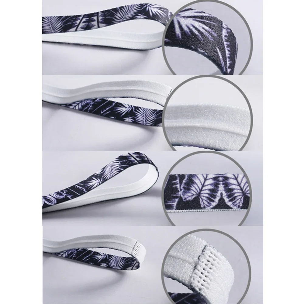 Женские Цветной Sweatband футбол оголовье анти скольжения эластичная тонкая модная
