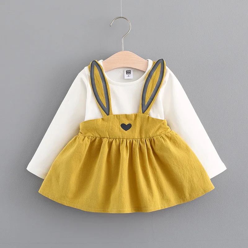 Baby Dress Girls 0-3 Years Old 2018 New Autumn Fashion Style Children Clothing Cotton A041 Infant Dresses | Детская одежда и обувь