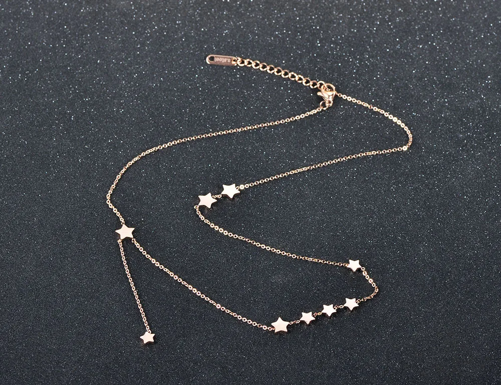 Женская цепочка чокер из титановой стали N18017|chokers necklaces for women|choker necklacenecklaces women |